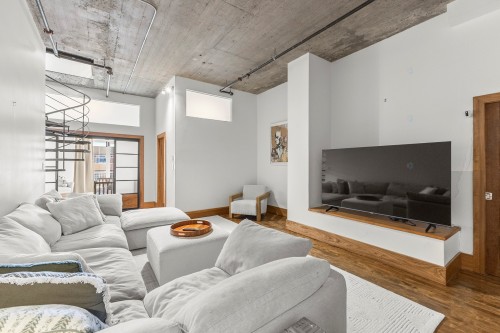 Salle familiale - 508-608-20 Rue Des Soeurs-Grises, Montréal (Ville-Marie), QC - Indoor Photo Showing Living Room