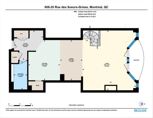 Autre - 508-608-20 Rue Des Soeurs-Grises, Montréal (Ville-Marie), QC - Other