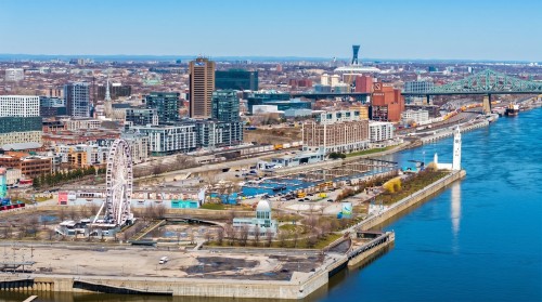 Photo aérienne - 508-608-20 Rue Des Soeurs-Grises, Montréal (Ville-Marie), QC - Outdoor With Body Of Water With View