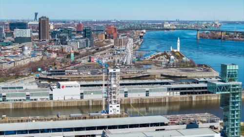 Photo aérienne - 508-608-20 Rue Des Soeurs-Grises, Montréal (Ville-Marie), QC - Outdoor With Body Of Water With View