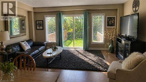 65 Meadowridge Street, Kitchener, ON - Indoor Photo Showing Living Room With Fireplace