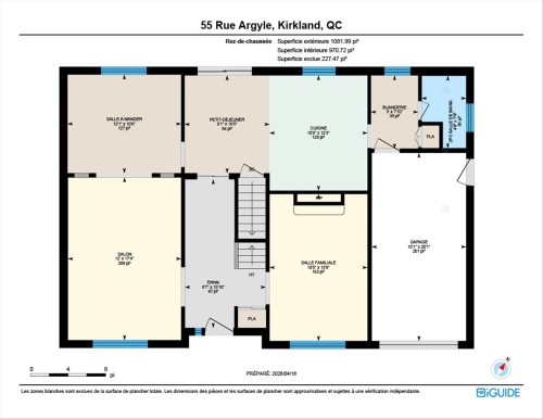 Plan (croquis) - 55 Rue Argyle, Kirkland, QC - Other