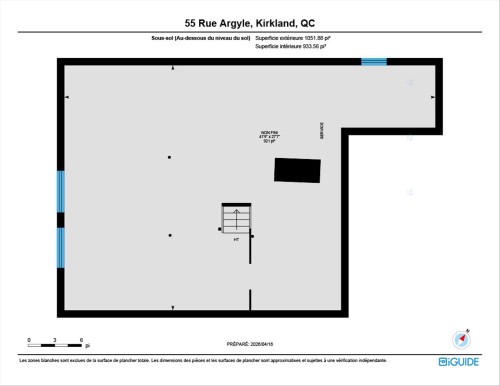 Plan (croquis) - 55 Rue Argyle, Kirkland, QC - Other