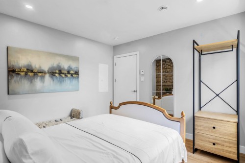 Chambre à coucher - 202-3153 Rue Ste-Catherine E., Montréal (Mercier/Hochelaga-Maisonneuve), QC - Indoor Photo Showing Bedroom