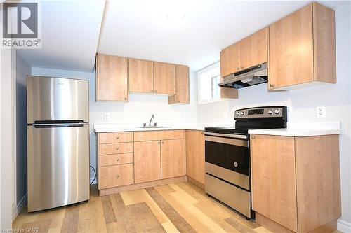 144 Ottawa Street S, Hamilton, ON - Indoor Photo Showing Kitchen With Stainless Steel Kitchen