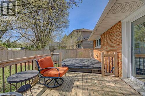 549 Dunbar Road, Kitchener, ON - Outdoor With Deck Patio Veranda