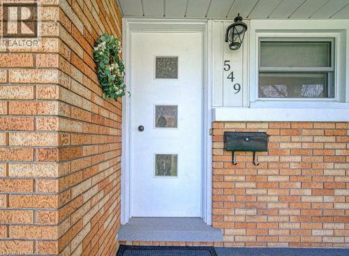 549 Dunbar Road, Kitchener, ON - Outdoor With Exterior