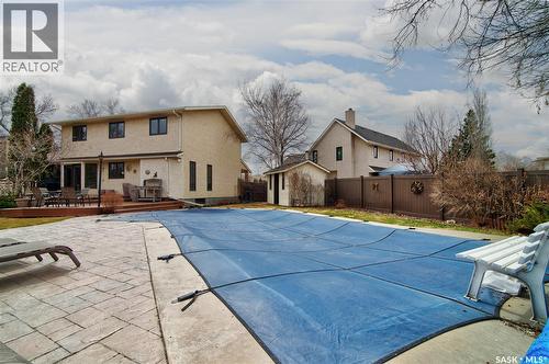 3623 Hanna Bay, Regina, SK - Outdoor With In Ground Pool With Deck Patio Veranda