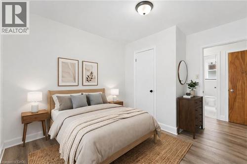 Virtually staged - 80 Malta Drive, Hamilton, ON - Indoor Photo Showing Bedroom