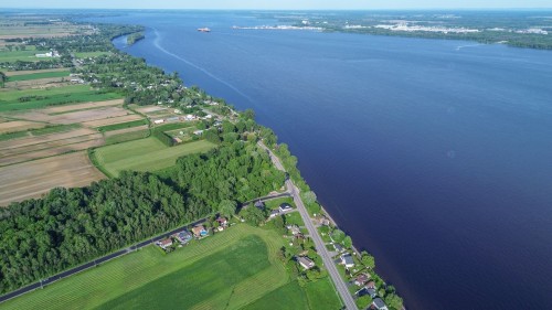 Photo aérienne - 3320 Rue Notre-Dame E., Trois-Rivières, QC - Outdoor With Body Of Water With View