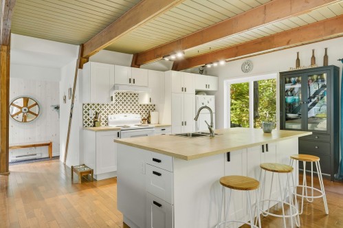 Cuisine - 1507 Rue Des Bécassines, Sainte-Adèle, QC - Indoor Photo Showing Kitchen With Double Sink
