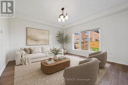 Virtually Staged - 267 Grovehill Crescent, Kitchener, ON - Indoor Photo Showing Living Room