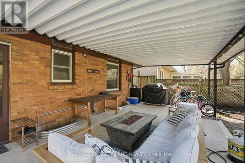 Covered Patio Area - 305 Stephen Street, London South (South B), ON - Outdoor With Deck Patio Veranda With Exterior