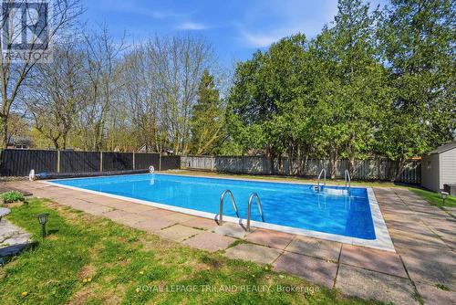 Inground Swimming Pool - 305 Stephen Street, London South (South B), ON - Outdoor With In Ground Pool With Backyard