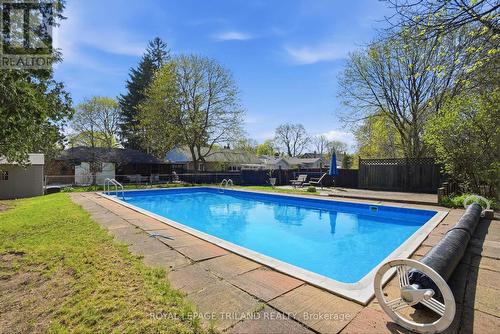 Inground Swimming Pool - 305 Stephen Street, London South (South B), ON - Outdoor With In Ground Pool With Backyard