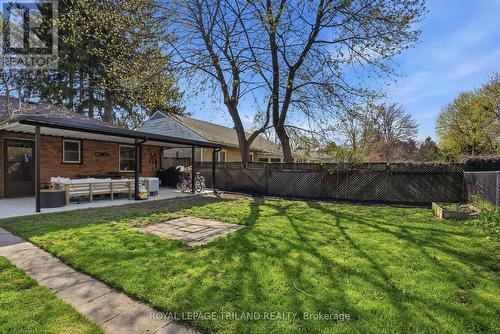 Spacious Backyard - 305 Stephen Street, London South (South B), ON - Outdoor With Deck Patio Veranda