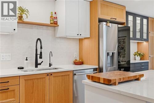 218 Prosperity Drive, Kitchener, ON - Indoor Photo Showing Kitchen With Upgraded Kitchen