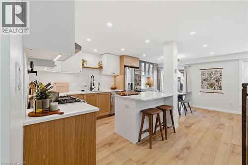 218 Prosperity Drive, Kitchener, ON - Indoor Photo Showing Kitchen With Upgraded Kitchen