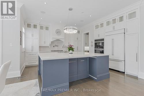 Huge Island With Plenty Of Cupboard Space - 111 Codsell Avenue, Toronto, ON - Indoor Photo Showing Kitchen With Upgraded Kitchen