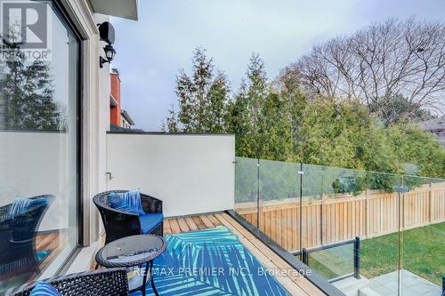 Balcony With Gas Hook-Up - 111 Codsell Avenue, Toronto, ON 