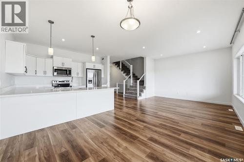 830 Kensington Boulevard, Saskatoon, SK - Indoor Photo Showing Kitchen With Upgraded Kitchen