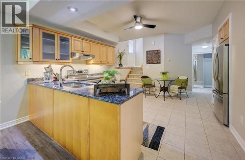 Lower unit - 2 Smetana Drive, Kitchener, ON - Indoor Photo Showing Kitchen With Double Sink