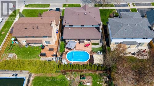 2474 Cavendish Drive, Burlington, ON - Outdoor With Above Ground Pool With Deck Patio Veranda