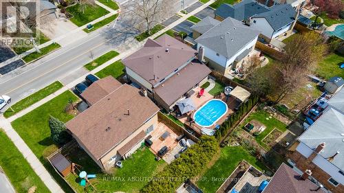 2474 Cavendish Drive, Burlington, ON - Outdoor With Above Ground Pool With View