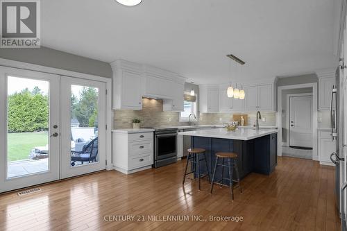 Walk Out to Back Deck - 9610 Sideroad 5 Side Road, Erin, ON - Indoor Photo Showing Kitchen With Upgraded Kitchen