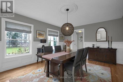 Overlooks the front - 9610 Sideroad 5 Side Road, Erin, ON - Indoor Photo Showing Dining Room