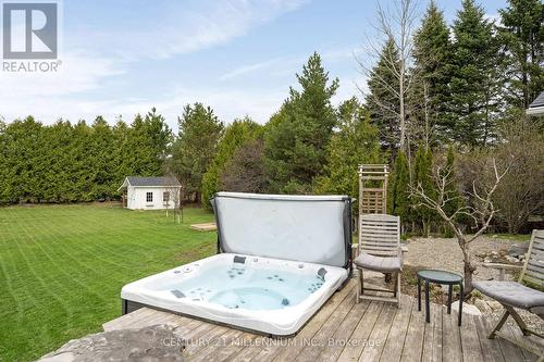 Built In Hot Tub - 9610 Sideroad 5 Side Road, Erin, ON - Outdoor With Deck Patio Veranda