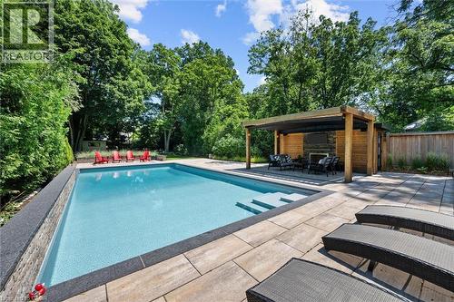 373 Torrance Street, Burlington, ON - Outdoor With In Ground Pool With Backyard