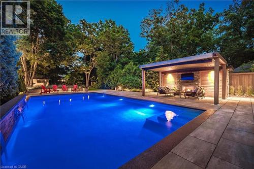 373 Torrance Street, Burlington, ON - Outdoor With In Ground Pool With Backyard