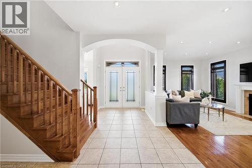 189 Cloverleaf Drive, Ancaster, ON - Indoor Photo Showing Other Room With Fireplace