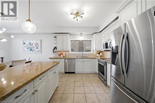 189 Cloverleaf Drive, Ancaster, ON - Indoor Photo Showing Kitchen With Stainless Steel Kitchen With Upgraded Kitchen