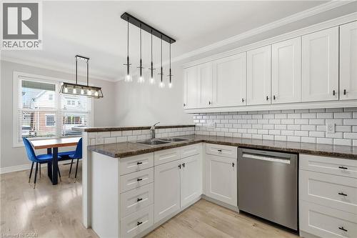 Plenty of cupboards in kitchen - 78 Glendale Avenue N, Hamilton, ON - Indoor Photo Showing Kitchen With Double Sink