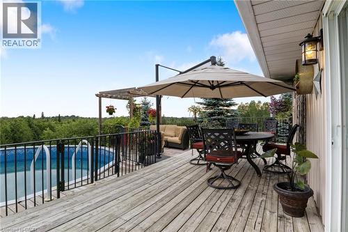 413294 Baseline Road, Durham, ON - Outdoor With Deck Patio Veranda With Exterior