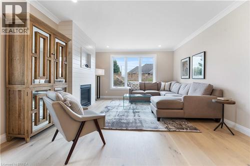 *TO BE BUILT - SIMILAR NOT EXACT* - 111 Judd Drive, Simcoe, ON - Indoor Photo Showing Living Room With Fireplace