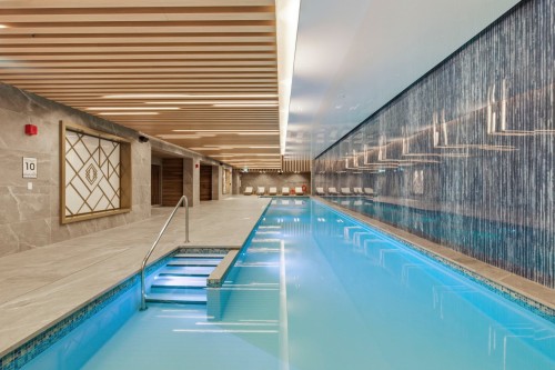 Pool - 311-1518 Rue Sherbrooke O., Montréal (Ville-Marie), QC - Indoor Photo Showing Other Room With In Ground Pool