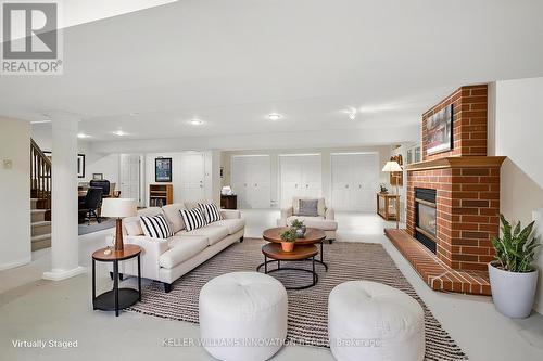 VIRTUALLY STAGED - 1 - 333 George Street N, Cambridge, ON - Indoor With Fireplace