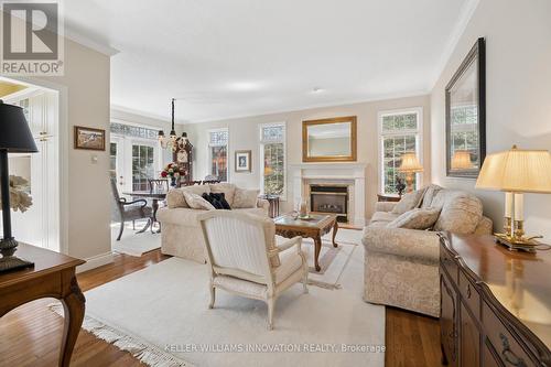 1 - 333 George Street N, Cambridge, ON - Indoor Photo Showing Living Room With Fireplace