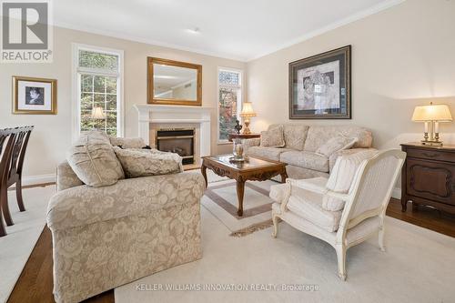 1 - 333 George Street N, Cambridge, ON - Indoor Photo Showing Living Room With Fireplace