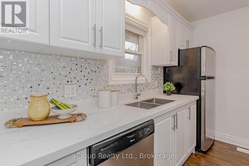 28 Hoffman Street, Kitchener, ON - Indoor Photo Showing Kitchen With Double Sink With Upgraded Kitchen