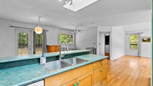 4484 3 Highway, Arrow Creek, BC - Indoor Photo Showing Kitchen With Double Sink
