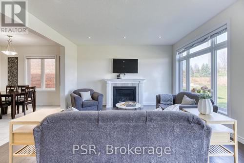 187 Rivertrail Avenue, Kitchener, ON - Indoor Photo Showing Living Room With Fireplace