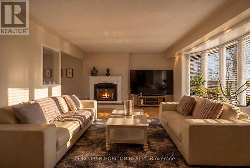 7226 Wellington Road, Guelph/Eramosa, ON - Indoor Photo Showing Living Room With Fireplace