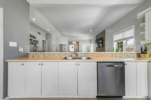 55 Chesley Street, Hamilton, ON - Indoor Photo Showing Kitchen With Double Sink