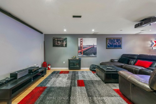 55 Chesley Street, Hamilton, ON - Indoor With Fireplace