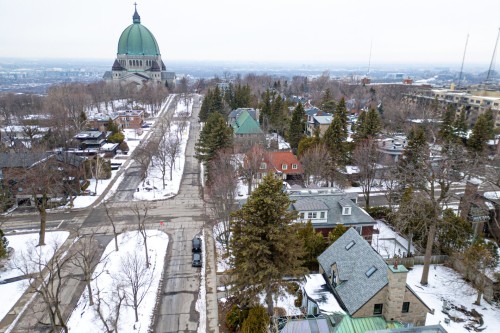 Photo aérienne - 21 Surrey Gdns, Westmount, QC - Outdoor With View