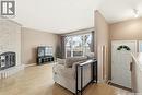 3312 Grant Road, Regina, SK  - Indoor Photo Showing Living Room With Fireplace 